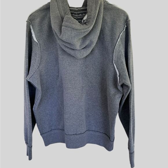 Budweiser Womenβs 1/4 Zip Hoodie | MV Sport | Gray Distressed Style | Size L/XL - Picture 6 of 8